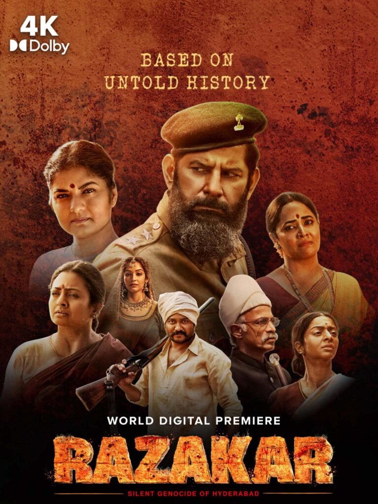 Free Razakar (2024) (Hindi + Telugu) Dual Audio UnCut South Movie HD ESub – FILMYFLY